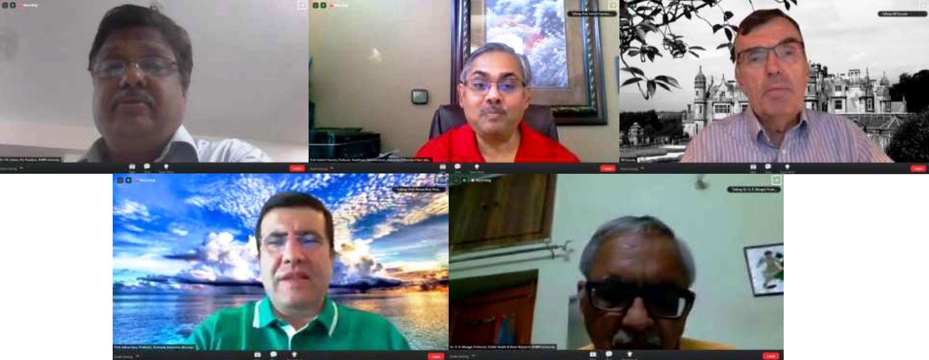  Experts Deliberate on Impact of COVID-19 on Global Healthcare at IIHMR Webinar